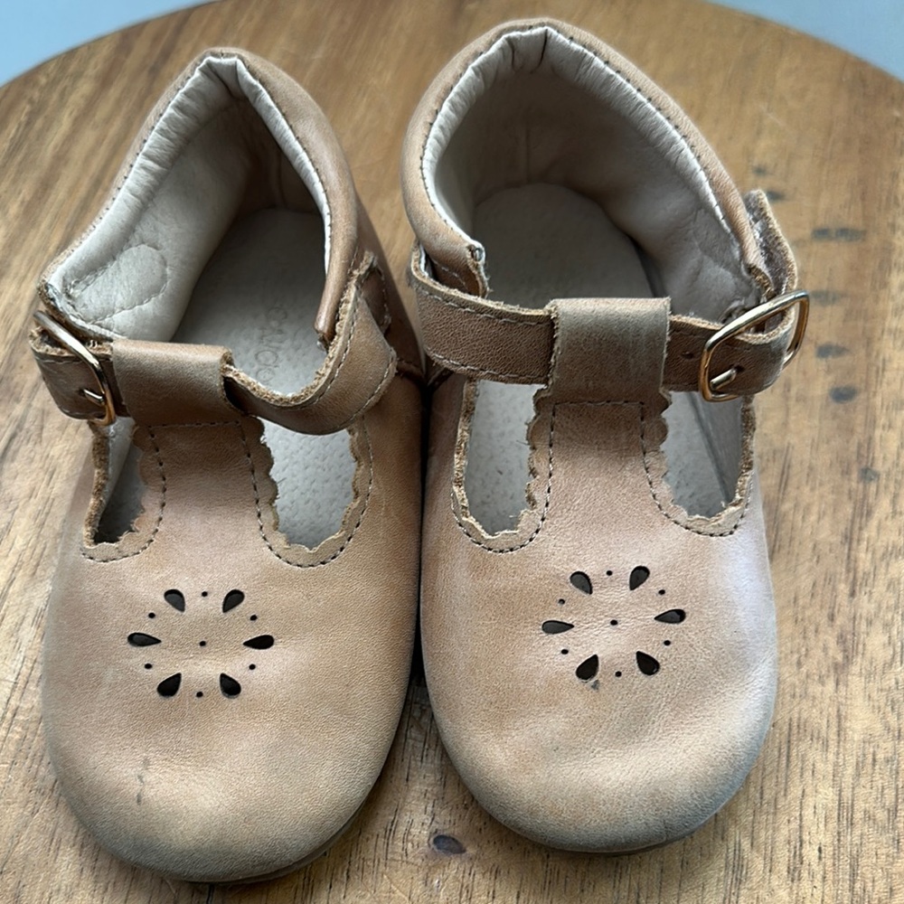Classic Tan Kids Shoes